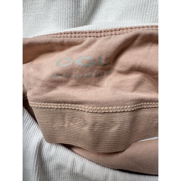 NWT OGL Plantive Elastic Open Back Brami Tank Top Ribbed Size Medium - Picture 9 of 9